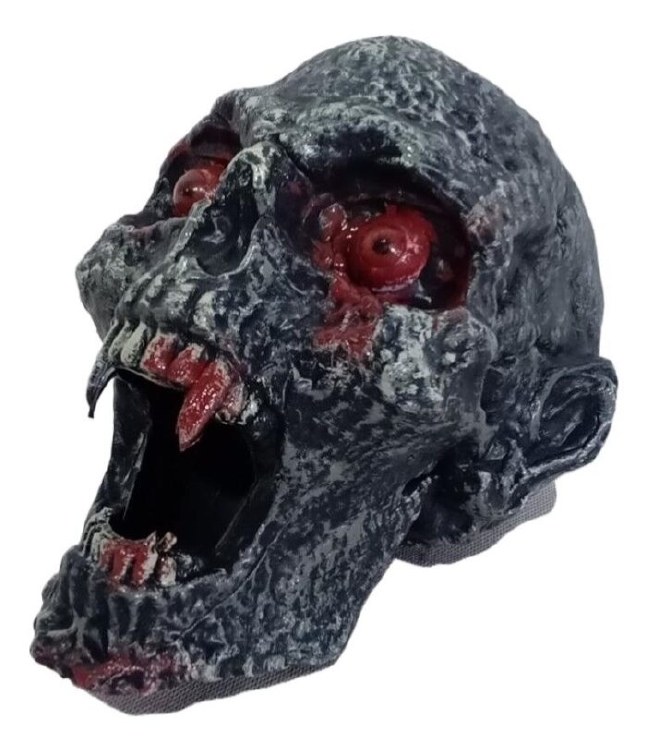 Skull Vamp Bloody Creepy 8"