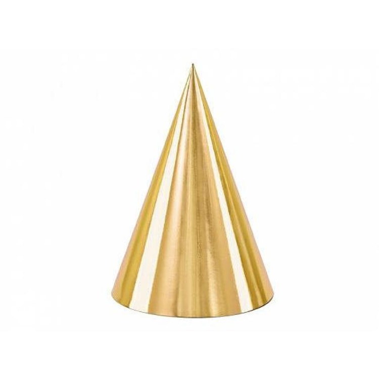 Party Hat Gold ~ 1 Count