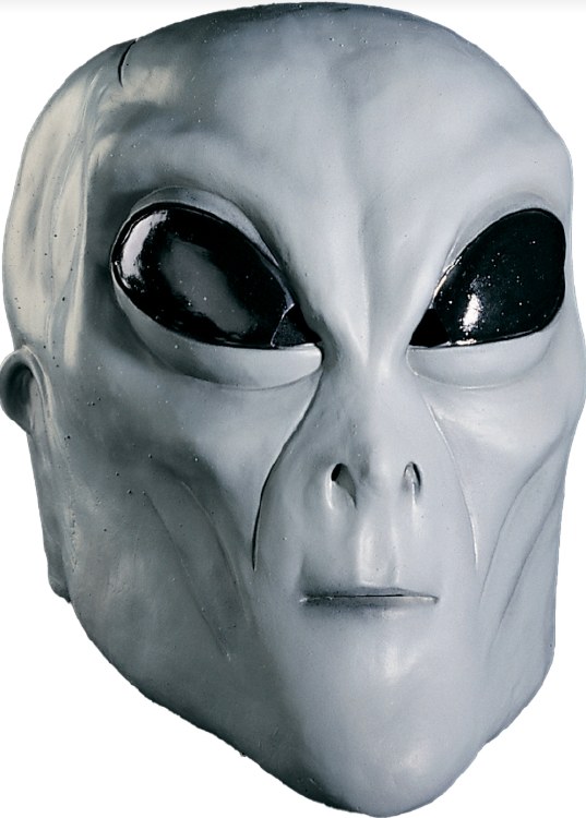 Mask Grey Alien Latex