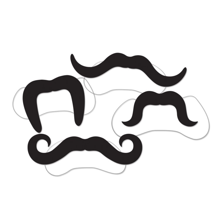 Moustaches On String 4pk