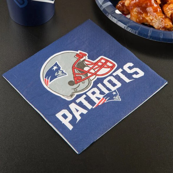 NFL Patriots Lunch Napkins