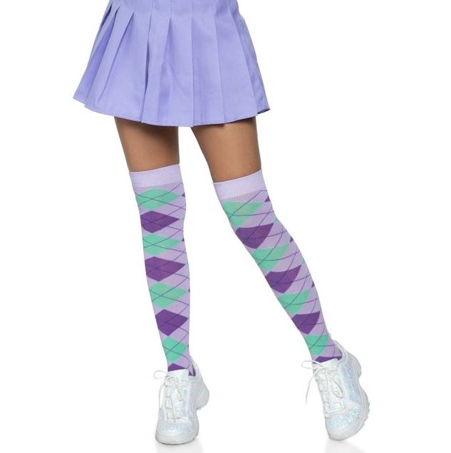 Socks Argyle Lavender