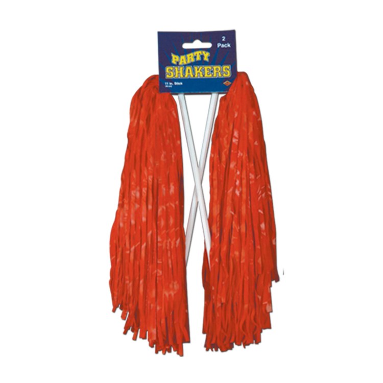 Pom Pom Shakers Red