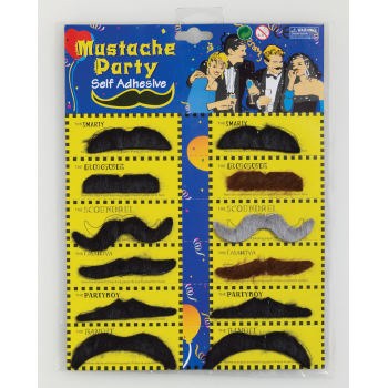 Moustache Assorted 12pk
