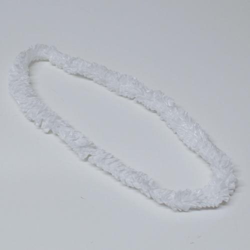 Lei Plastic White 2.5in