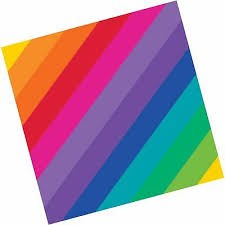 Rainbow Lunch Napkin 8ct