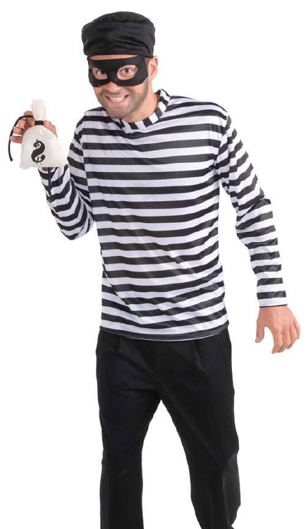 Burglar Adult One Size