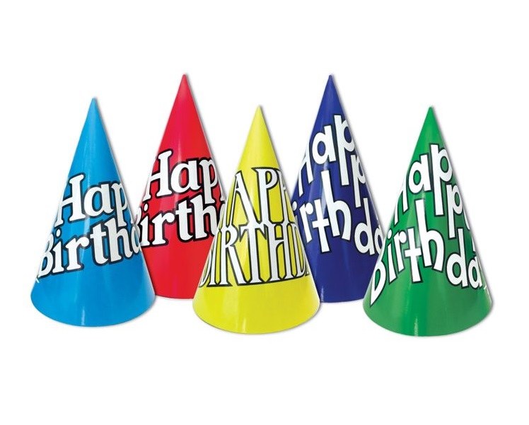 Hat Happy Birthday Asst