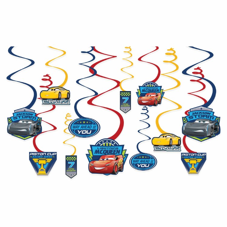 Cars 3 Swirls 12pk
