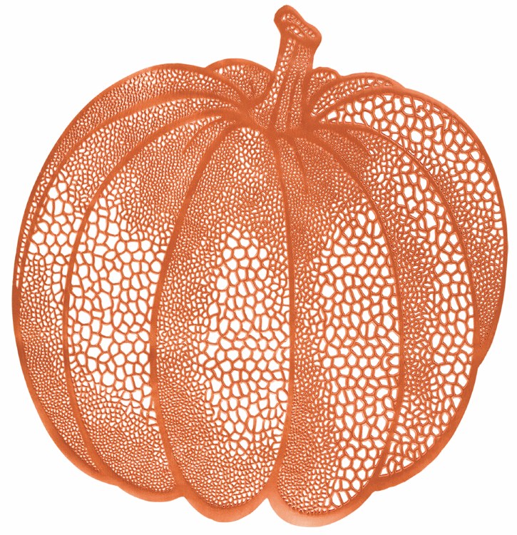 Placemat Pumpkin Vinyl