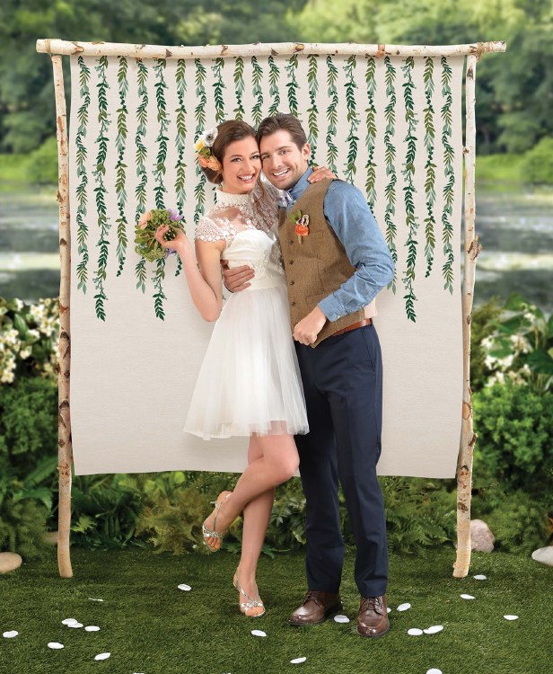 Love and Leaves Backdrop