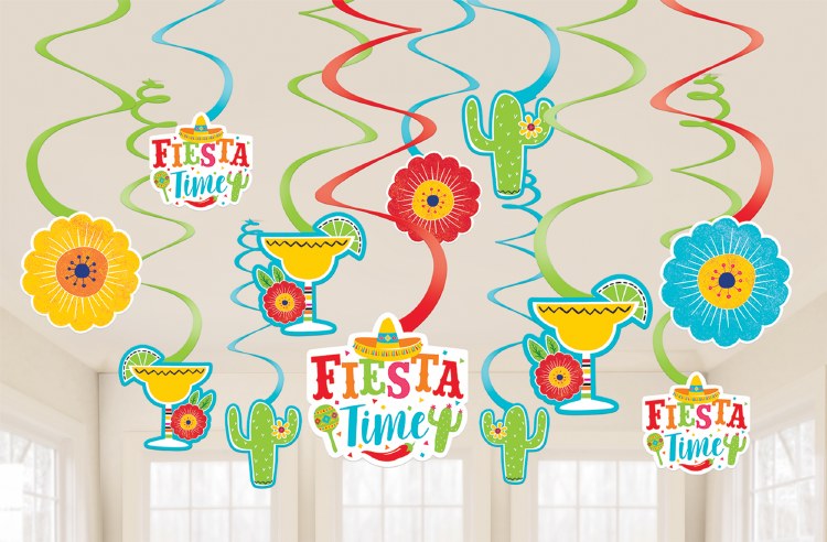Fiesta Swirl Decor