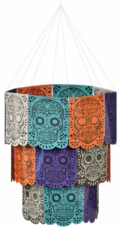 Sugar Skull Chandelier Decor