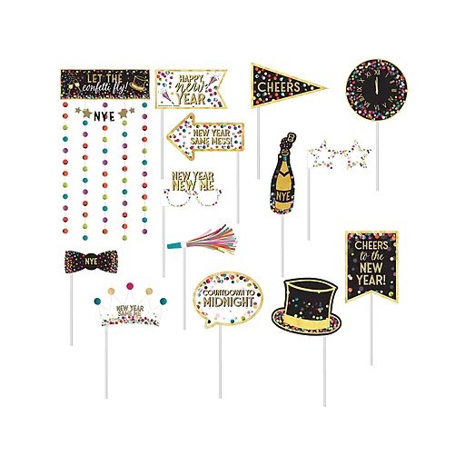 Confetti New Year Photo Kit