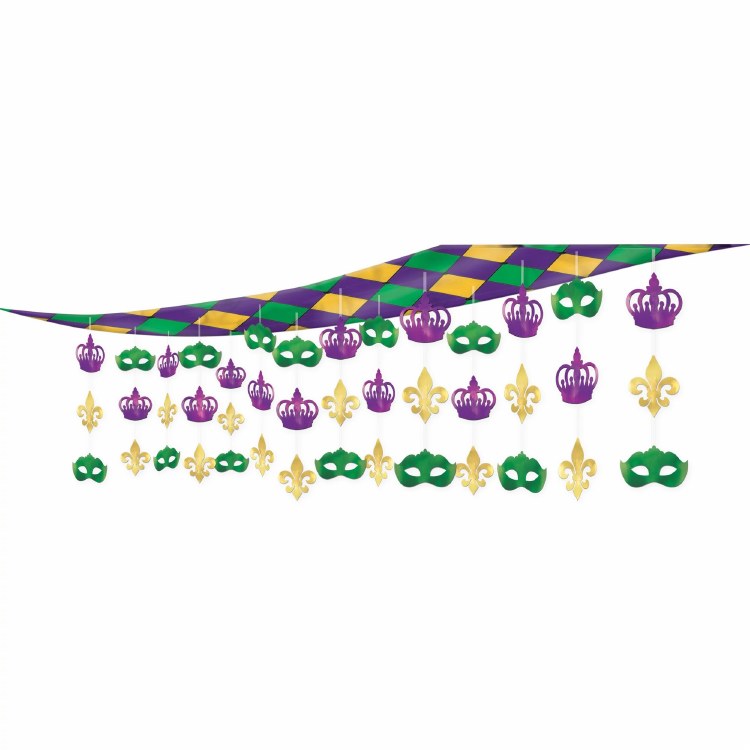 Mardi Gras Ceiling Decor
