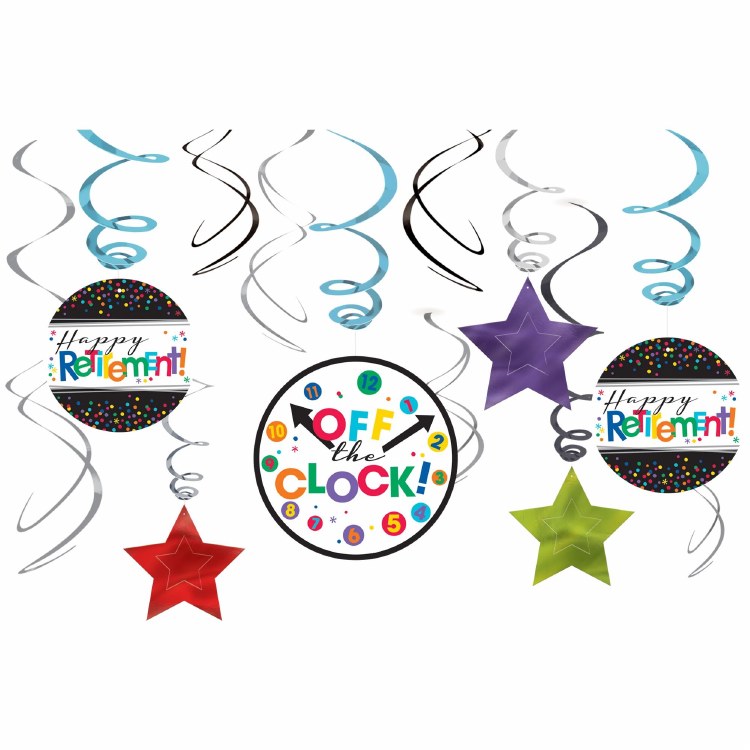 Officially Retired Swirl Decor