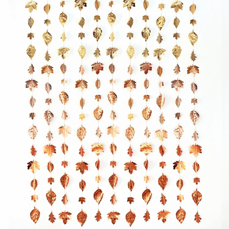 Metallic Leaves Backdrop