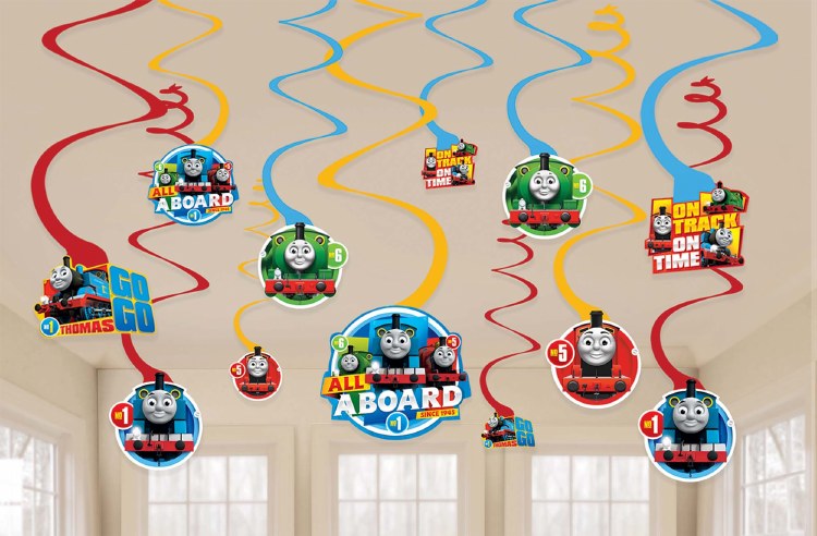 Thomas All Aboard Swirl Decor