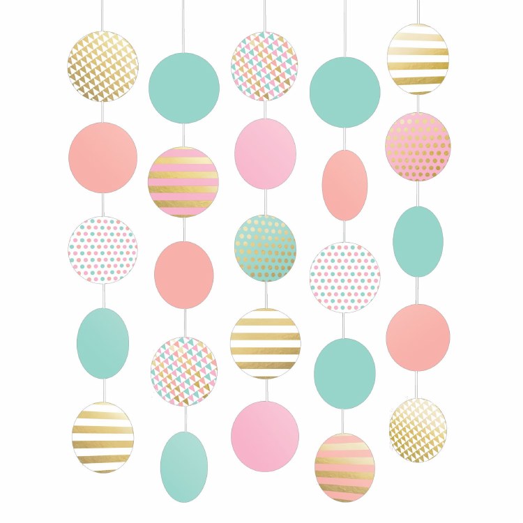 Round String Decor Pastel Lg