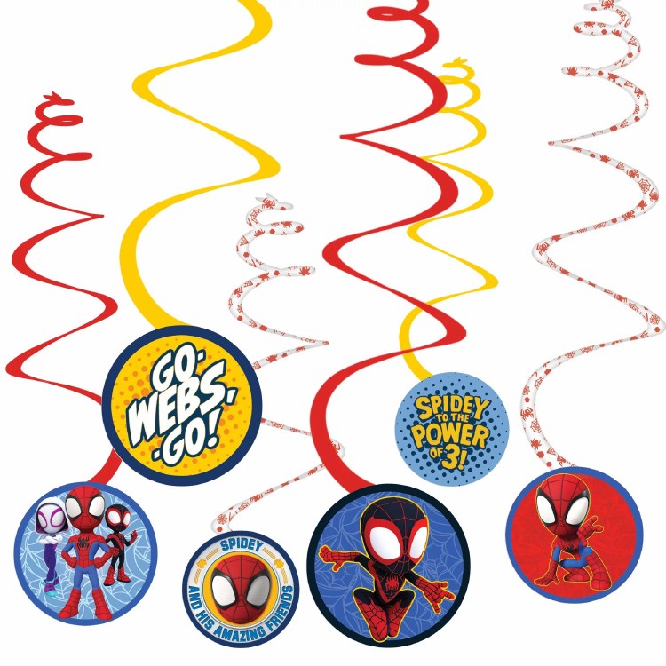 Spidey Spiral Decorations