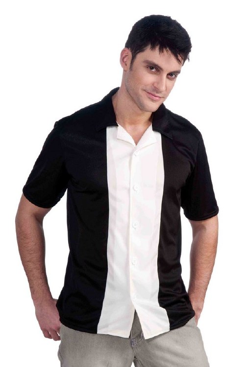 Shirt Bowling Black &amp; White M