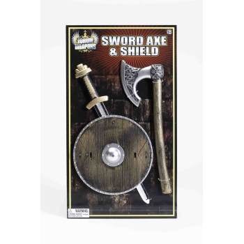 Sword, Axe, Shield Set
