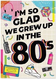 Birthday Card 80's