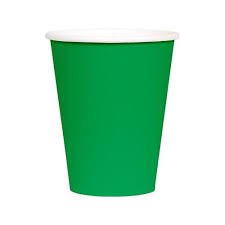 Emerald Green 9oz H/C Cups
