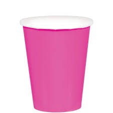 Bright Pink 9oz Hot/Cold Cups 20ct