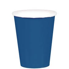 Navy Flag Blue 9oz Hot/Cold Cups 20ct