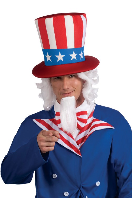 Uncle Sam Wig and Beard