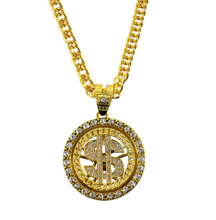 Necklace $ Spinner Chain Gold