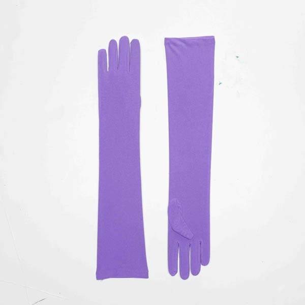 Gloves Elbow Purple Nylon