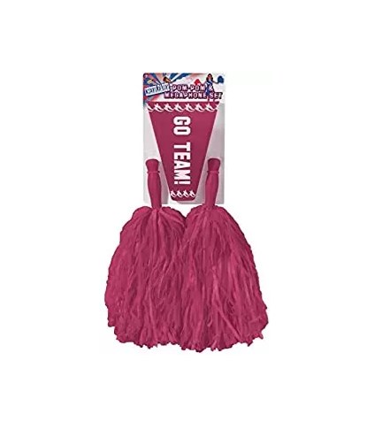 Pom Pom And Megaphone Burgandy