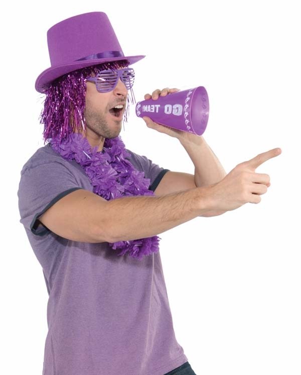 Pom Pom w/ Megaphone Purple