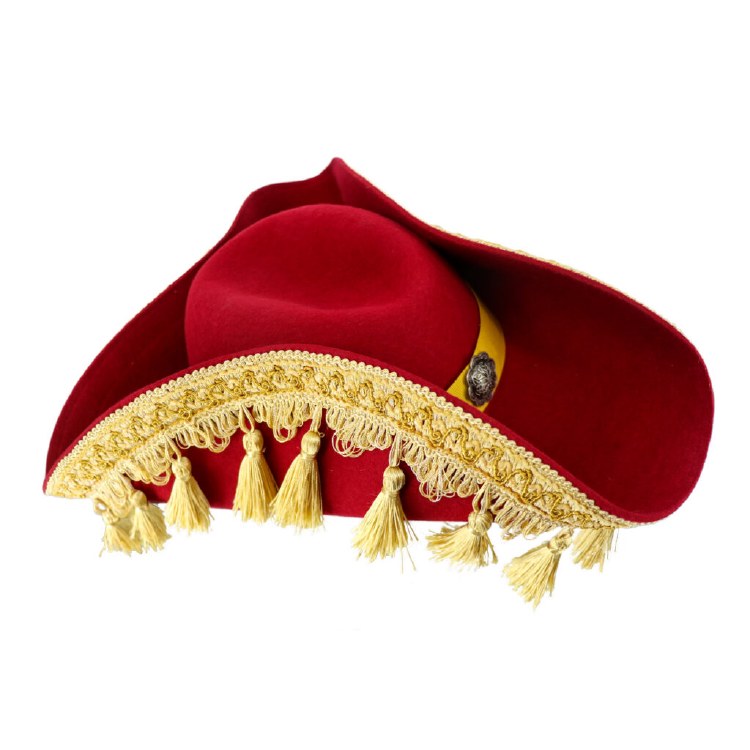 Tricorn Pirate Hat Red