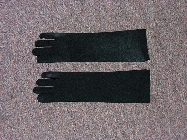 Gloves Black Child Nylon