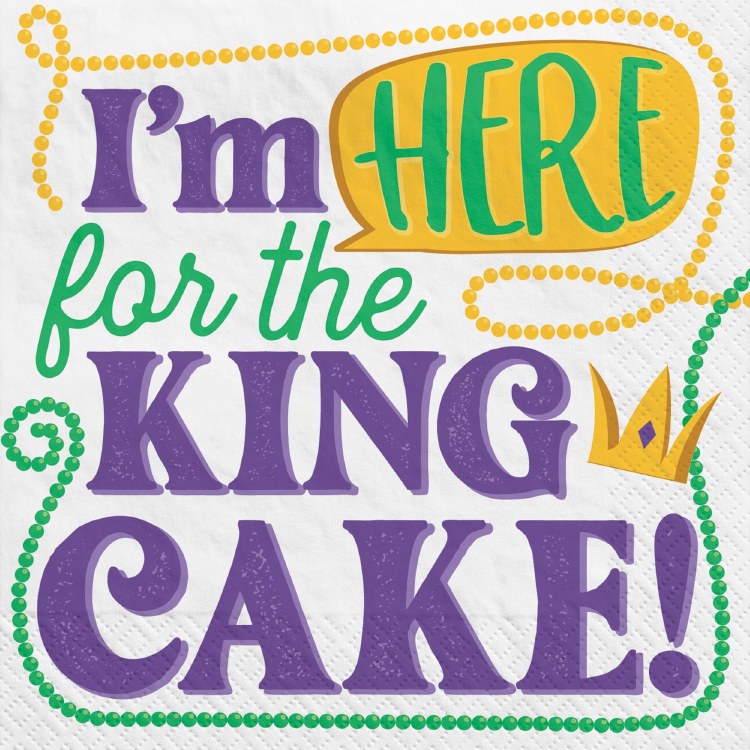 King Cake Bev Nap 40pk
