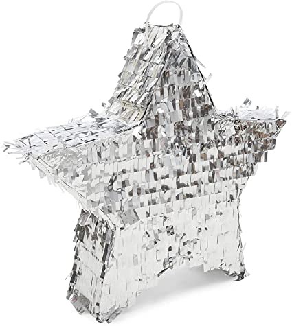 Pinata Star Foil Silver