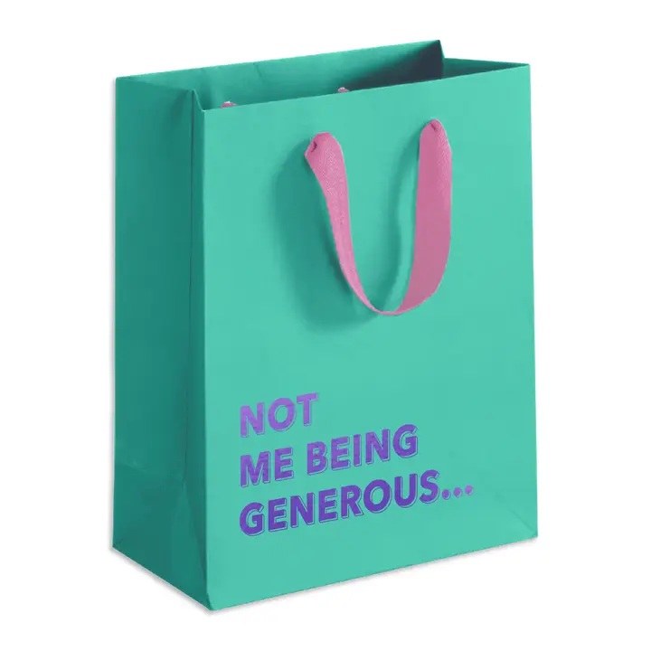 Gift Bag Being Generous