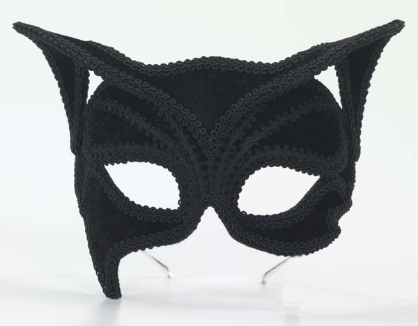 Mask Cat Blk Glasses Earpieces