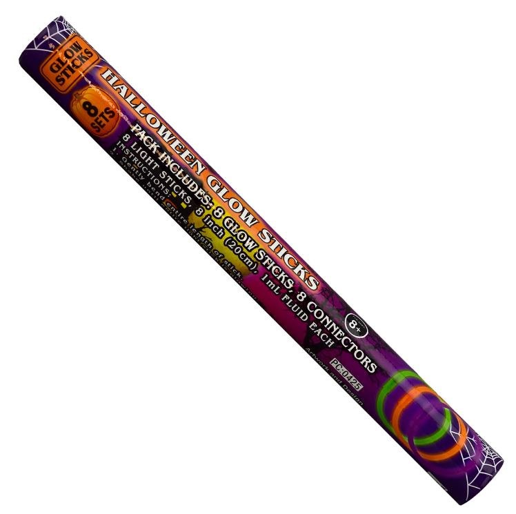 Halloween Glow Sticks 8ct