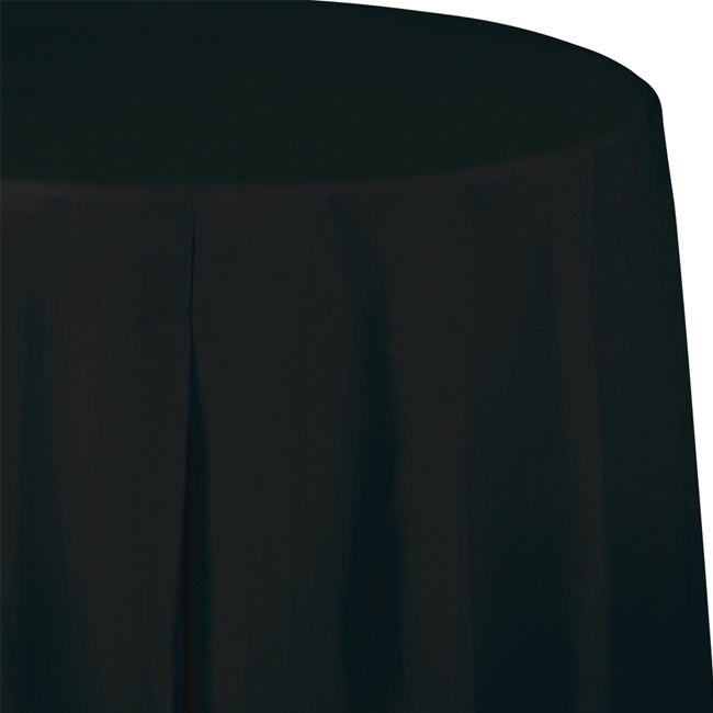 Black Velvet Round Tablecover
