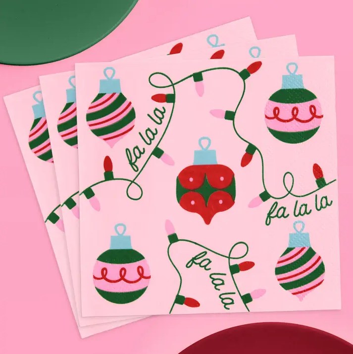 Deck The Halls Bev Napkin 25ct