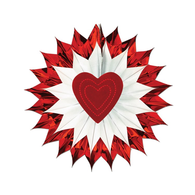 Heart Fan Burst 15&quot;