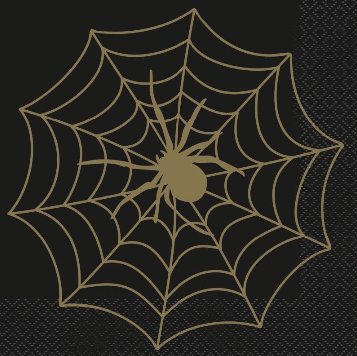 Spider Lunch Napkins 16ct