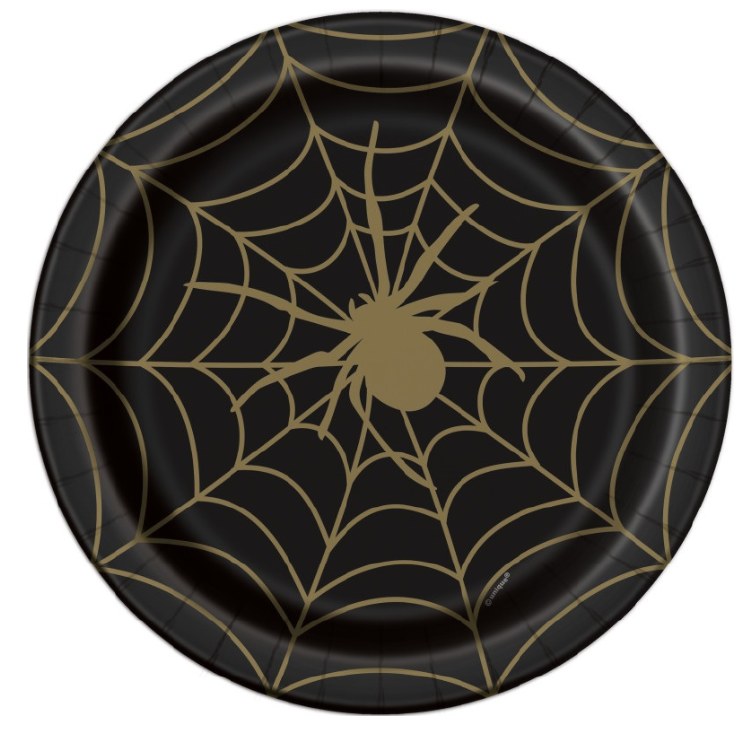 Spider Web 9" Plate 8ct