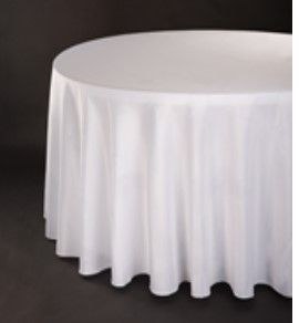 Tablecloth Round White