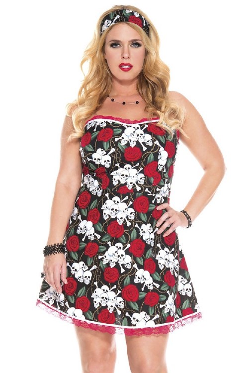 Pin Up Attractive Gal XL