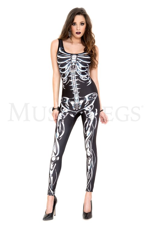 Skeleton Bodysuit 3D Sm
